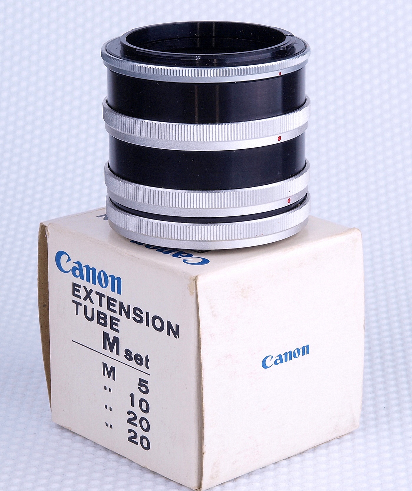 Canon extension tube set M in makers box. 4 pieces. Wide Angle