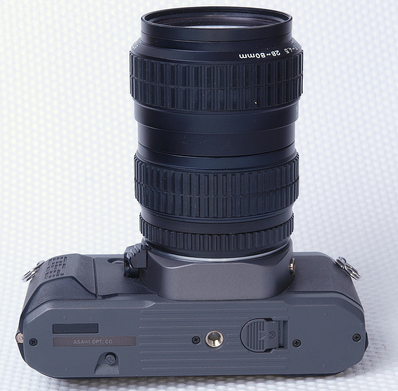 Pentax P30t with PentaxA zoom 2880mm F3.54.5 lens. Wide Angle